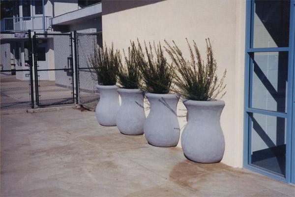 Camarillo 1/2 Pot 28" x 36" Planters & Vases Concrete Creations 
