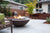Simplicity Edge 54" x 18" 10" lip in Java color Fire Bowls / fire Pits Concrete Creations 