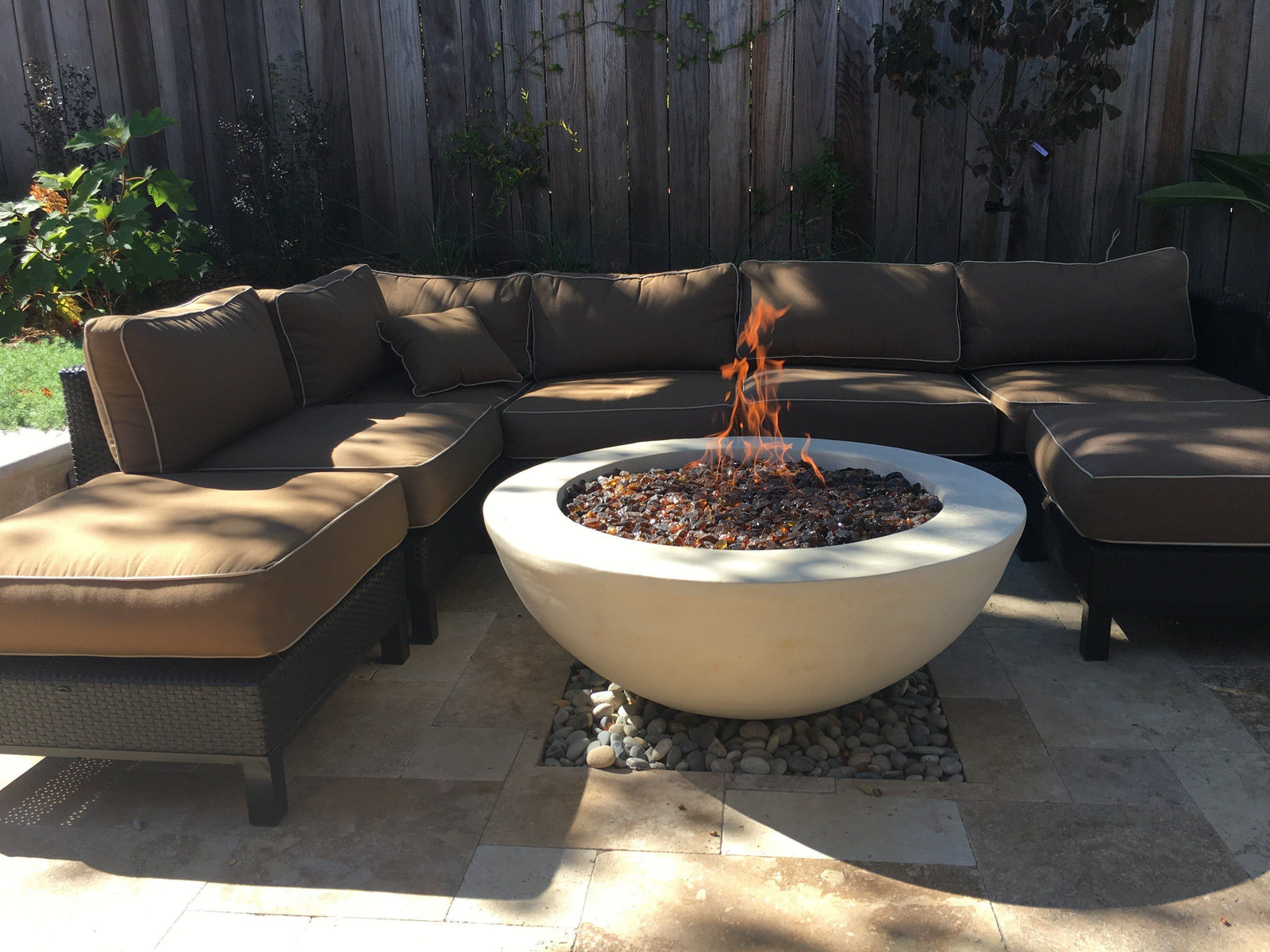 Fire bowls' media options