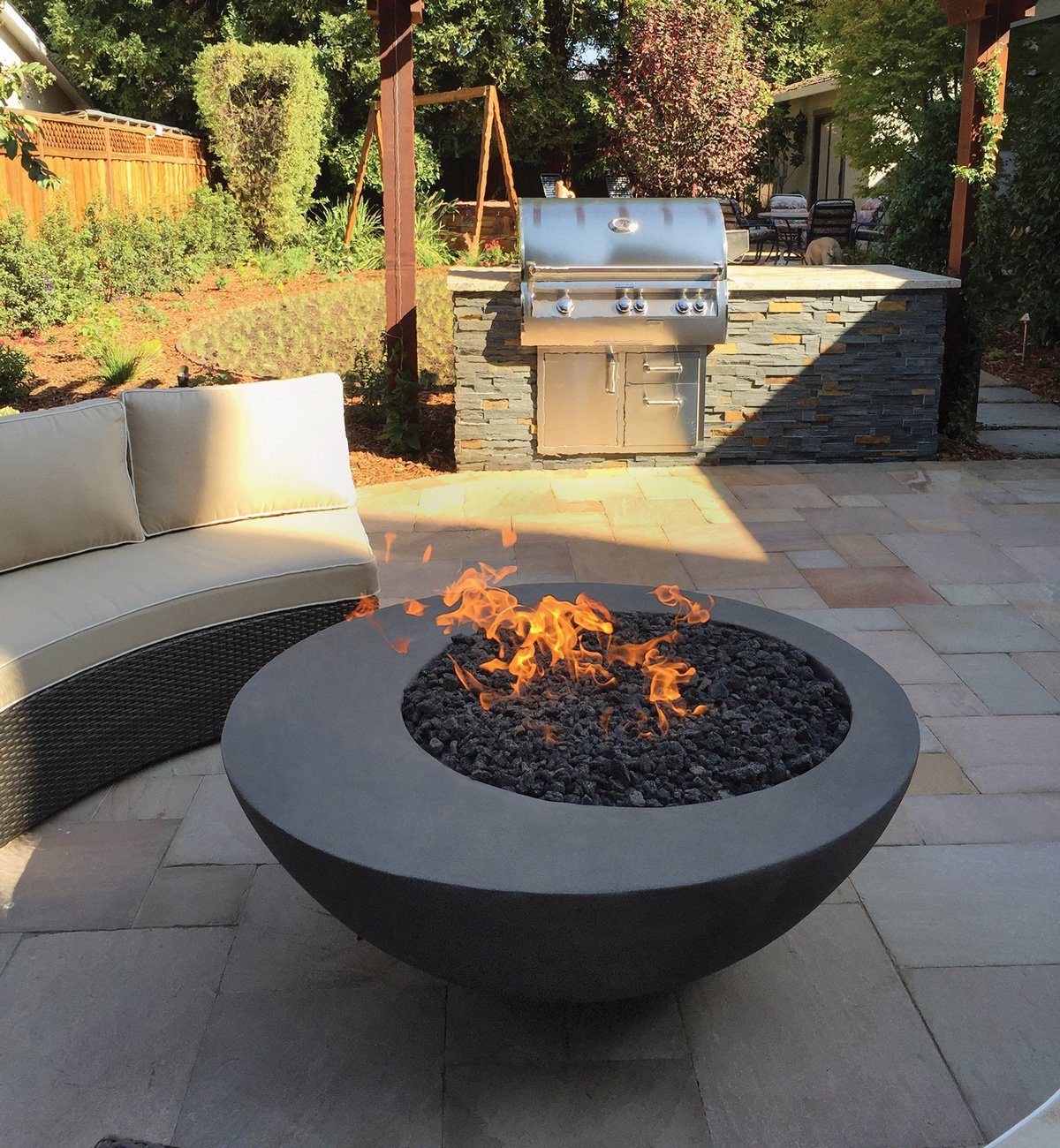 Contemporary Modern Fire Features