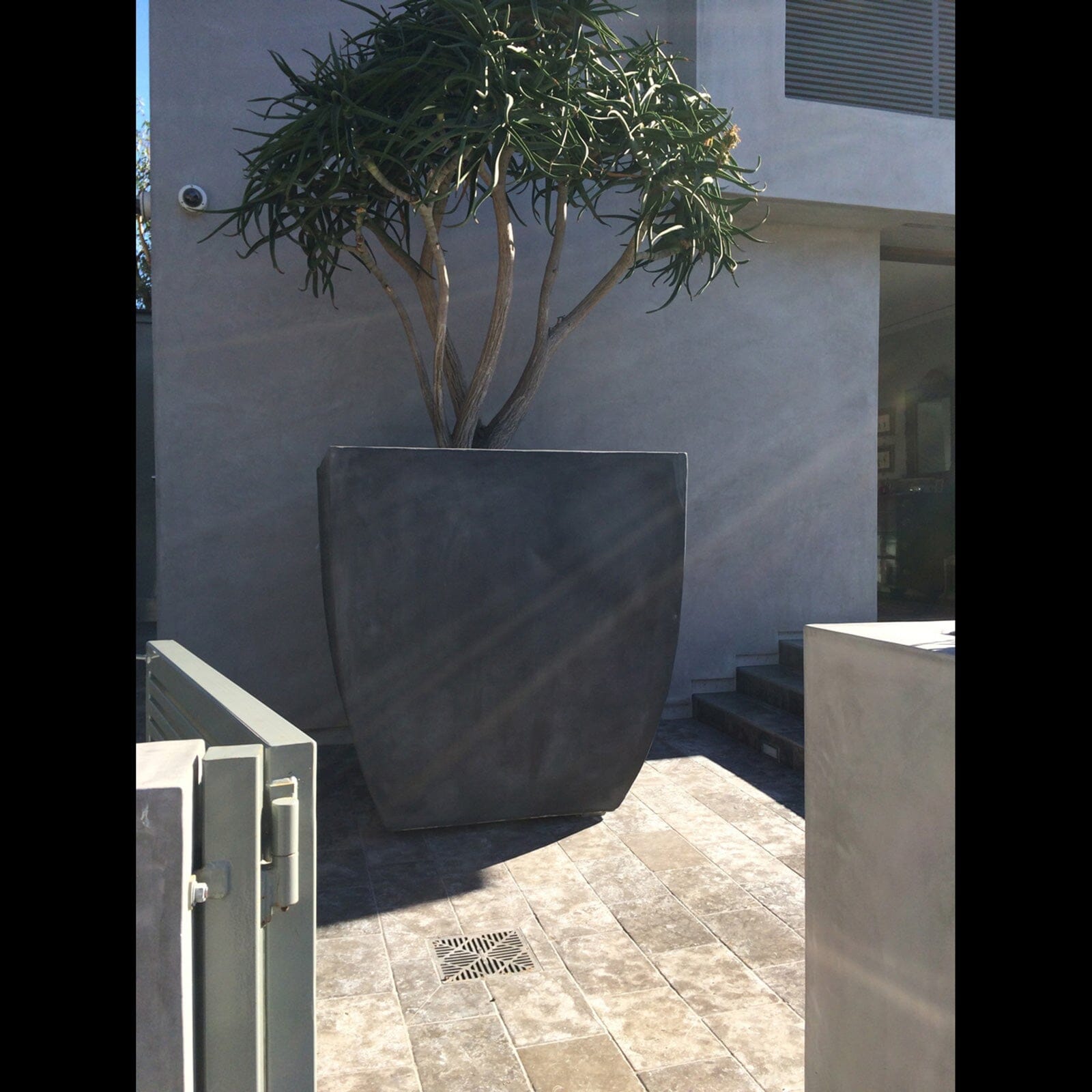 Symphony Squared 54" x 54" x62" in Slate color Planter Boxes ConcreteCreationsLA 