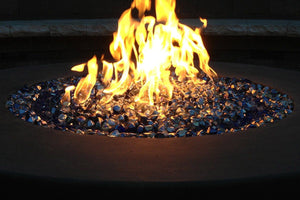 Simplicity Edge Fire Bowl 60" x18" 12" lip, Slate Color Fire Bowls / fire Pits Concrete Creations 