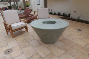 Cone Fire Table Fire Bowls / fire Pits Concrete Creations 