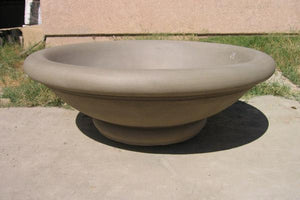 Tivoli Fire Bowl 36" x12" Aztec Gold Fire Bowls / fire Pits Concrete Creations 