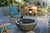 Simplicity Edge 44" x17" -5" lip Granite Green Color Fire Bowls / fire Pits Concrete Creations 