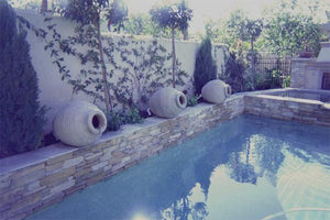 Aladdin Ribbed Tilted Water Features Concrete Creations 