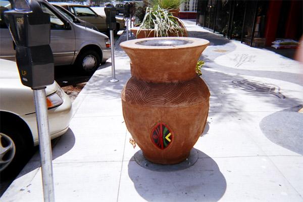 African Theme Trash Rec. Unique/ Custom Concrete Creations 