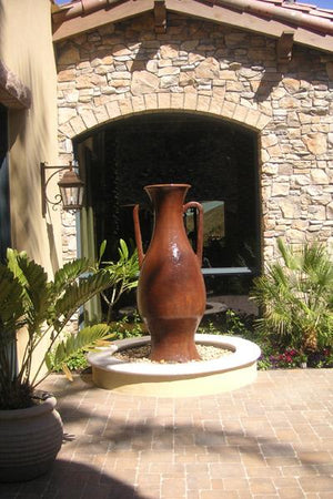 Macabee Oil jar Water Features Concrete Creations 