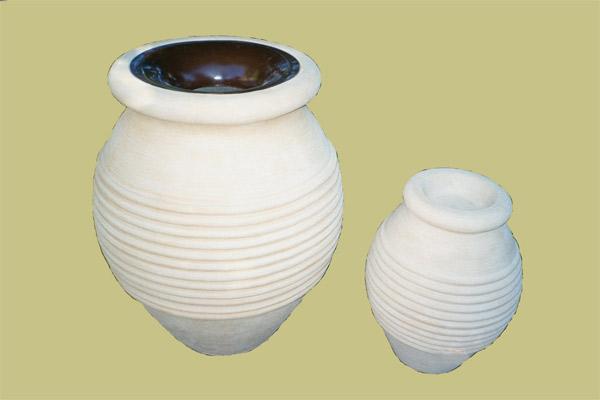 Durra Ribbed Trash rec. Trash/Ash Receptacles Concrete Creations 