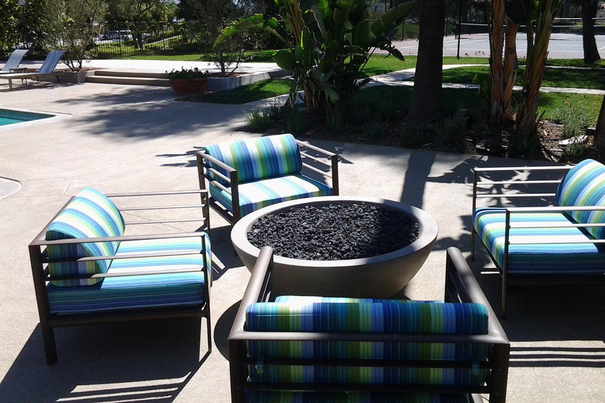 Simplicity Fire Bowl 48" x18" Desert Tan Color Fire Bowls / fire Pits Concrete Creations 