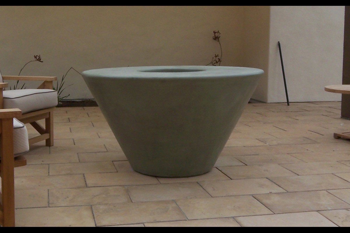 Cone Fire Table Fire Bowls / fire Pits Concrete Creations 