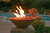 Asian Wok Fire bowl #1 31" x 10" Bronze Color Fire Bowls / fire Pits Concrete Creations 