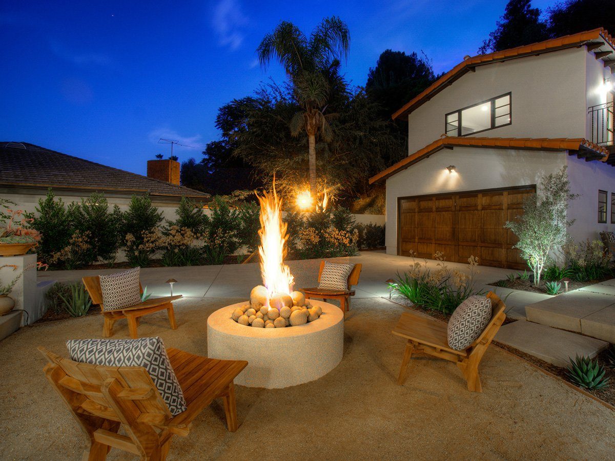 Cilindro Edge Fire Table Fire Bowls / fire Pits ConcreteCreationsLA 