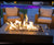 Geo Edge Rectangular Fire Table with Toe Kick 36" x60" x16" tall 8" lip geo edge fire table ConcreteCreationsLA 