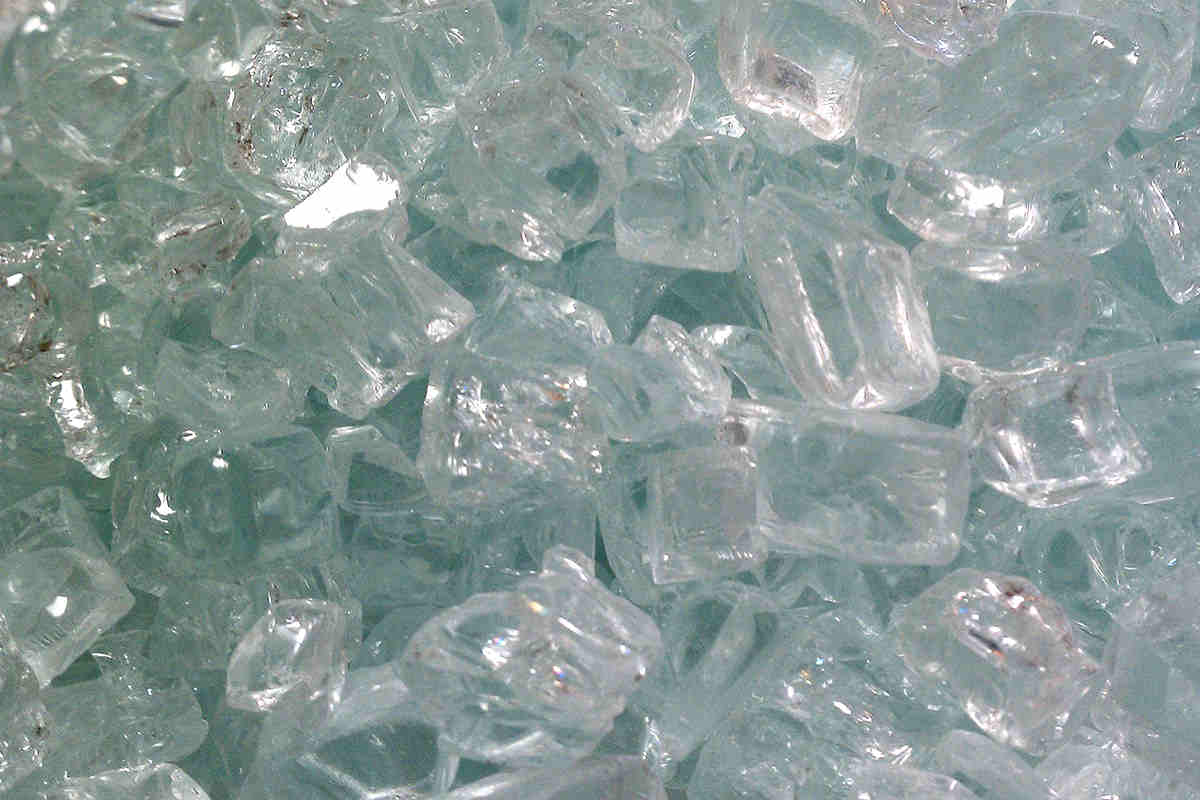 American Fire Glass - Clear 1/2" Fire glass american fire glass 