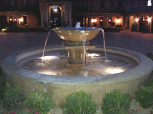 Tivoli Fountain Bowl with Spouts Concrete Creations 