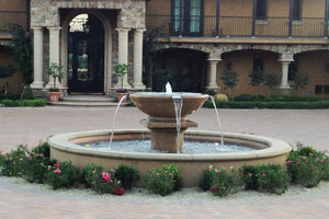 Tivoli Fountain Bowl with Spouts Concrete Creations 