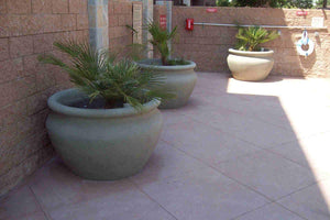 Manara Pot 48" x 30" in Sage Green Concrete Creations 