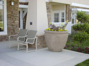 Sunset pot 44" x 36" -Palm Spring Tan Planters & vases 2 Concrete Creations 