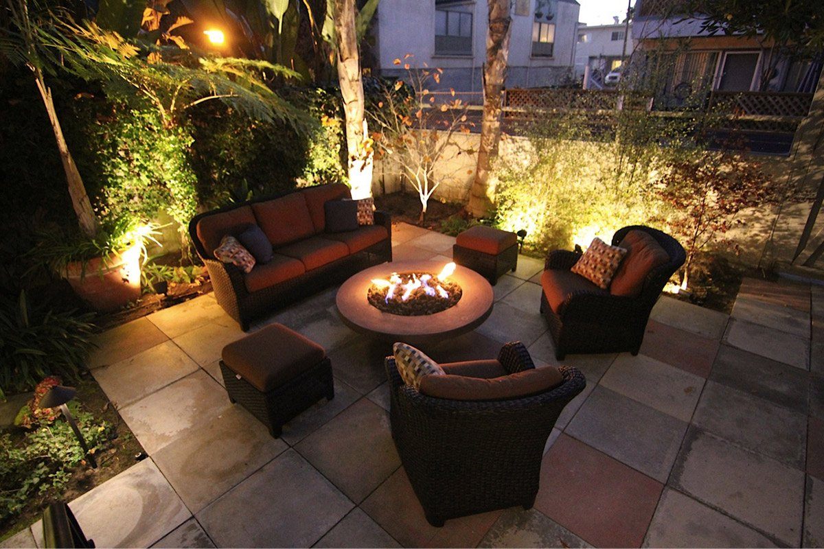 Contemporary Fire Bowl 54" x18" -10.5" lip Dark Sable Color Fire Bowls / fire Pits Concrete Creations 