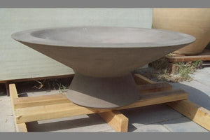 Asian Wok with Leg Fire Bowls / fire Pits Concrete Creations 