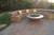 Simplicity Edge Fire Bowl 60" x18" 12" lip, Rustic Red Color Fire Bowls / fire Pits Concrete Creations 